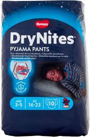 Huggies Drynites Pyjamasbyxor för Pojkar 3-5 år - 10-pack