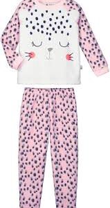 Mjukt Långärmad Pyjamas för Flickor 2/3 År