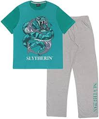 Slytherin Lång Pyjamasset för Vuxna - Harry Potter