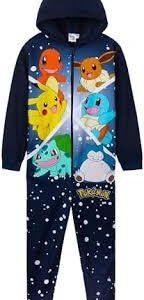 Pokémon Pojkar Overall 4-14 år - Mysig Kostym för Barn