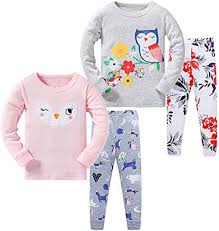 LOLPIP Flickor 100% Bomull Pyjamas