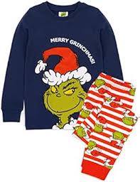 Grinch Matchande Julpyjamas för Familjen