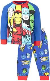Marvel Avengers Pyjamas för Barn 4-5 år - Långärmad Superhjälte