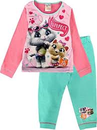 Flickor 44 Katter Pyjamas 18 mån - 5 år