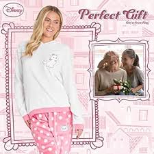 Disney - Fleecepyjamas för kvinnor med Stitch och Minnie