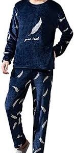 Långt Pyjamasset för Män i Bomull