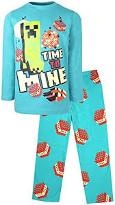 Minecraft Pyjamas för Pojkar - 100% Bomull med Creeper