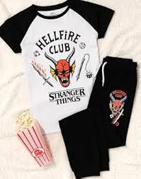 Stranger Things Barnpyjamas - Unisex Hellfire Club Eddie