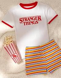 Stranger Things Flickor Kort Pyjamas – Max Karaktär