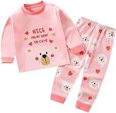 IOoppek Söt Karikatyr Frottépyjamas för Pojkar 98