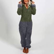 Mysig Fleece Jumpsuit för Damer