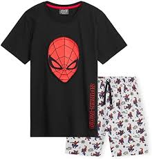 Marvel 3D Pyjamas för Barn och Tonåringar – Sommarset 4-14 år