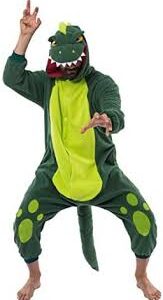 Dinosaurie Jumpsuit för Vuxna - Spooktacular Creations