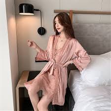 Sexig Spets Pyjamas Set för Kvinnor