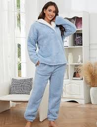 Hooever Dam Fluffy Sherpa Fleece Pyjamas
