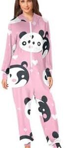 Monkeys with Hearts Vuxen Onesie Pyjamas