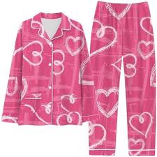 Romantiska Dampyjamas för Alla Hjärtans Dag
