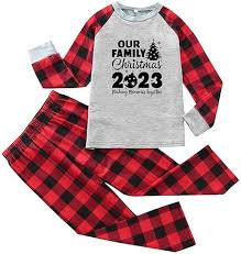 Julpyjamas Set för Herr - Klassiska Långa Byxor
