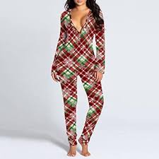 Sexig Julpyjamas för Damer med Rumpa