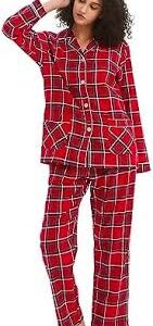 Kolipajam Dam 100% Bomull Flanell Pyjamas