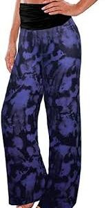 Gracyoga Bekväma Pyjamasbyxor för Kvinna - Vida Ben
