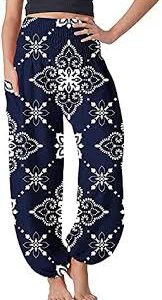 Boho Lösa Pyjamasbyxor för Dam