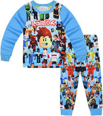 Roblox Pojkpyjamas med T-shirt och Byxor