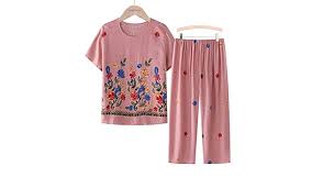 Mjuk Sommarsovset för Damer - Tvådelad Pijama