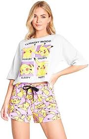 Pikachu Sommarpyjamas för Tonåringar