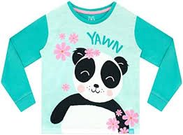 Harry Bear Flickor Pyjamas Panda
