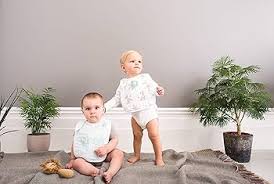 Aden + Anais Set med 3 Tryckknapp Bibs i Musselin