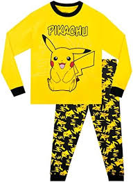 Pikachu Pojkpyjamas - Flerfärgad