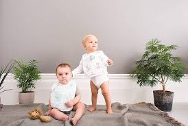 aden + anais Set med 3 Tryckknappsbibbar i Muslin