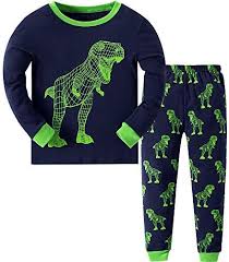 Dinosaurie Pyjamas Set för Pojkar - Långärmad