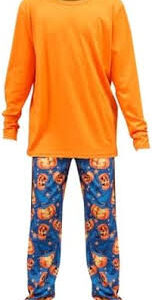 Halloween Pyjamas Set för Pojkar 152 – Pumpa Design