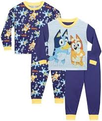 Blåy Pyjamasar för Pojkar | 2-Pack Barnpyjamasar