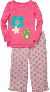 Carter's Blommig Fleece Pyjamas för Flicka