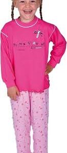 Fjärilsmönstrad Barnpyjamas i Rosa - 2-pack