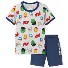 Marvel Pojkpyjamas – Avengers Hulk Kort Pyjamas